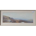 Frederick John WIDGERY Dartmoor Landscape Watercolour and gouache Signed 17.