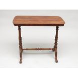 A Victorian mahogany centre table, height 74cm, width 84cm, depth 44cm.