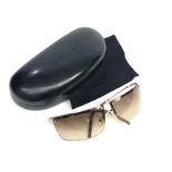 A pair of Gucci sunglasses model no.115 GG2653/S 000BA, with hard black leather Gucci case.