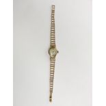 A ladies Rolex 9ct gold case wristwatch, with Rolex Precision 17 ruby,