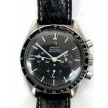 An Omega Speedmaster Professional stainless steel cased 1960s wristwatch, diameter 41mm.