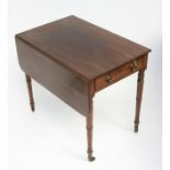 A mahogany Pembroke table, early 19th century,