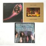 Three Deep Purple albums, 'Fireball'. 'Machine Head' and 'Made in Japan'.