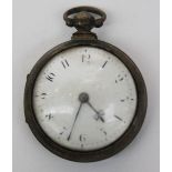 A silver pair cased pocket watch by the respected Falmouth maker William Goffe,