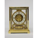 A Jaeger Le Coultre Atmos Classic V mantel clock, height 22cm,