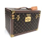 A Louis Vuitton monogram rectangular vanity case,