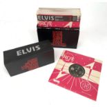 Elvis Presley - limited edition box sets of 18 x 10" vinyl replica singles, Box number 02855.