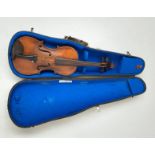 A German violin, 19th Century, possibly Klingenthal,
