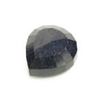 A massive faceted sapphire of pear shape, 1800cts.