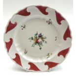 A Chelsea porcelain plate, circa 1770,