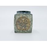 A Troika small cube jar, height 9cm,
