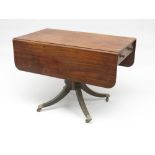 A mahogany Pembroke table, early 19th century,
