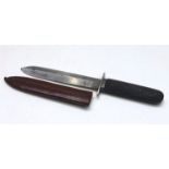 A knife, the blade inscribed 'J. Haigh, Late W.Wood.