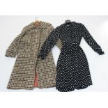 An Aquascutum lady's coat and a Frank Usher dress.