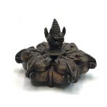 An Indian bronze Ganesh lamp, height 5.7cm.