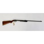 A Diana 177 air rifle, pre WWII, with walnut butt and break action,