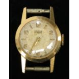 A ladies 18ct gold cased Oriosa wristwatch.