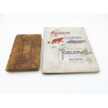 Trade cards and an 18th century book of poetry.