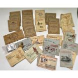 A Collection of cigarette cards, mainly in albums, including Carreras famous airmen and women,