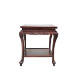 A South East Asian hardwood occasional table,