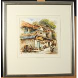A watercolour by Andrew YEO KIAN HWEE, (1964) Seng Poh Road, Singapore, signed,