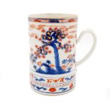A Chinese Imari porcelain tankard, 18th century,