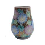 A Japanese porcelain millefleur vase, circa 1900-1920, with a gilt ground, signed in blue to base,