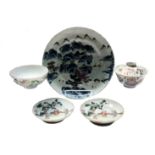 A Chinese famille rose dish, Daoguang mark and period, (1821-1850),