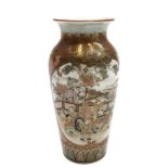 A Japanese porcelain vase, 19th century,