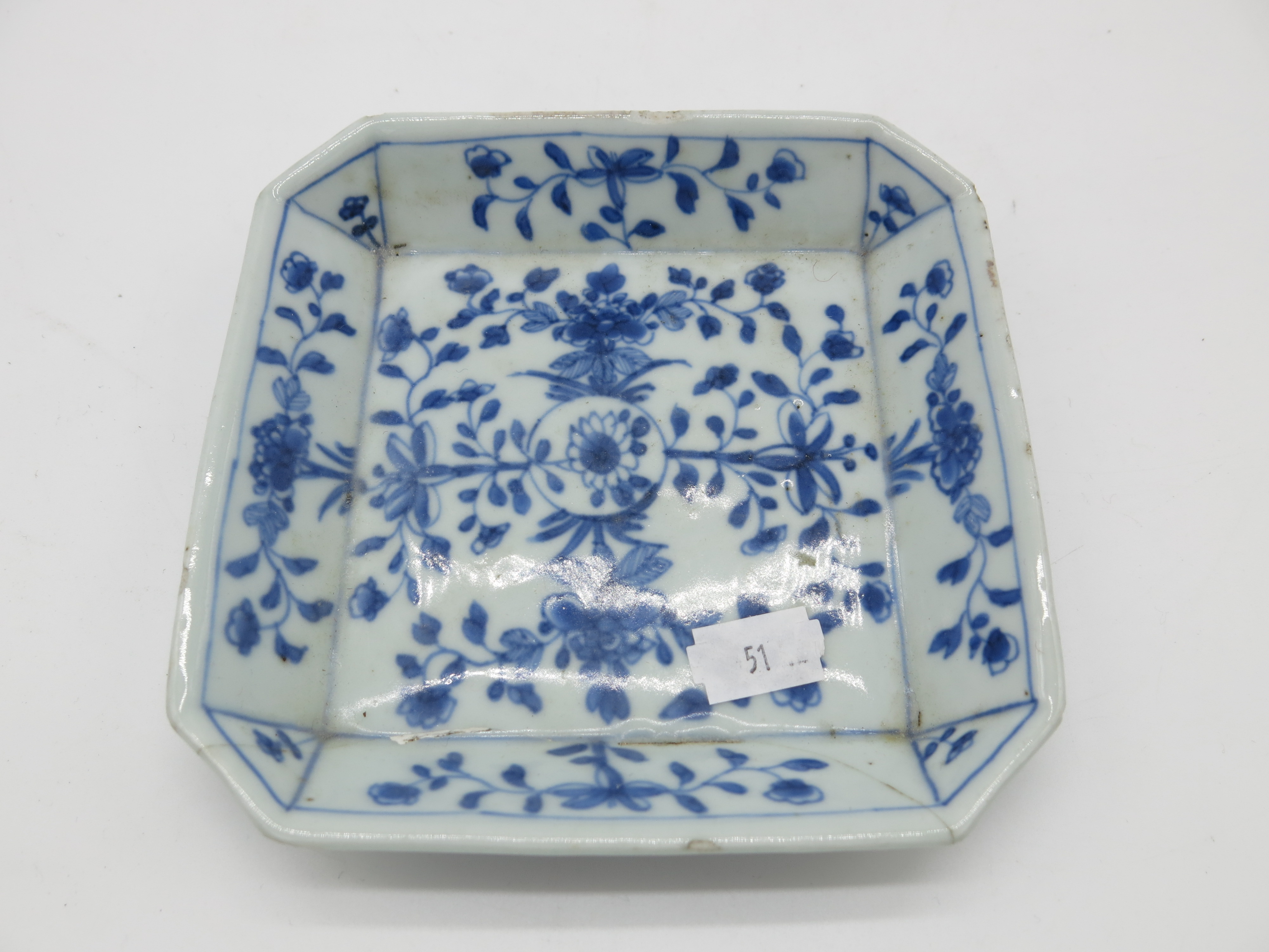 A Chinese blue and white porcelain dish, 19th century, decorated with boys holding lanterns, - Image 16 of 25