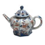 A Chinese imari porcelain teapot, 19th century,