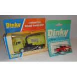 Dinky :- No. 449 Road Sweeper and miniature No. 113 4x4 Pick-Up, each boxed.