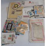 Misc stamps including Indian cover and Japanese papers.