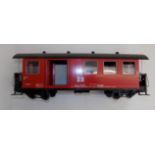 Lehmann :- A 2" scale DR goods/passenger wagon.