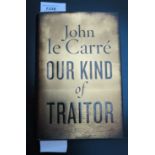 JOHN LE CARRE. "Our Kind of Traitor." signed copy, orig cl, uncut dj, 2010 vg.