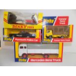 Dinky :- 940 Mercedes truck, 381 Convoy truck,