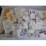 British First Day covers etc and a quantity of Motor Scramble programs.