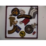 Miscellaneous military badges.