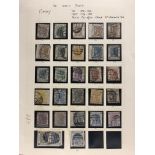 Hong Kong - A comprehensive collection of stamps used with treaty port cancellations and other