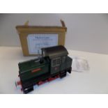 An electric powered model 0-6-0 Baguley-Drewry diesel, original box.