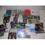 Presentation packs including 1970's year packs, 2 x Millennium Documents,