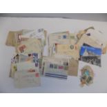 A collection of postal history including censored covers etc.