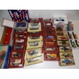 Die-cast toys by Matchbox and others, mostly boxed.