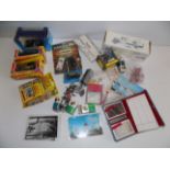 Matchbox toys, other toys, cards and a twin pack of playing cards for "Concorde".