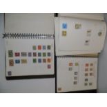 Three one country stamp collection :- Portugal, two albums and Iceland.