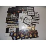 A collection of scarcer presentation packs.