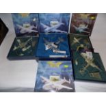 Corgi Aviation Archive :- three military aircraft and one airliner, each boxed.