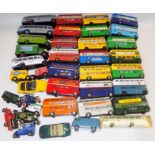 Twenty one Corgi Die-cast buses etc.