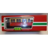 Lehmann-Gross-Bahn, 31610 Dr Bogie Clerestory coach, boxed.