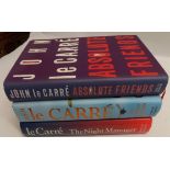 JOHN LE CARRE. "The Night Manager." 1st edn, unclipped dj, 1993 vg; "The Constant Gardener.